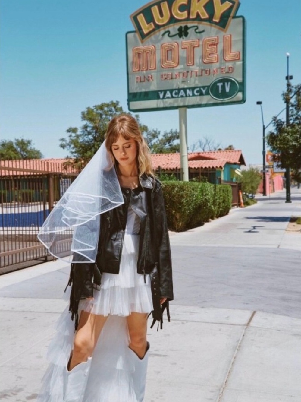“Hitched” Black Fringe Leather Jacket - Women